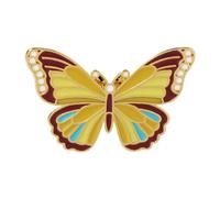 Delicate 3D Butterfly Lapel Pin Brooch Multiple Color Option Badge Perfect for Dress Coats and Formal Attire Lightweight Chest Pin