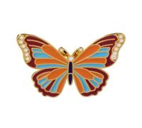 Delicate 3D Butterfly Lapel Pin Brooch Multiple Color Option Badge Perfect for Dress Coats and Formal Attire Lightweight Chest Pin