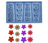 Delicate 3D Floral Nails Art Silicone Mold Stylish Carving Flower Nails Art Accessory Mold for Crafting Resin Creations Nail Salon Accessories
