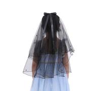 Delicate Adult/Kids Lace Veil With Beads Bowknot Girls Adult/Kids Veil Long Tulle Wedding Tiaras For Halloween Women Lace Wedding Short Veils For Catholic Halloween