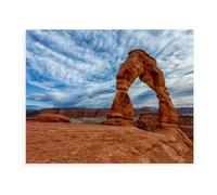 Delicate Arch, Arches National Park, Utah，Paper Puzzle, 1000 Pieces Customized Jigsaw Puzzles Toys, Adults Teenagers Kids Cartoon Puzzle Games（50x70cm）-BF41