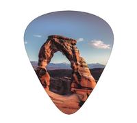 Delicate Arch Printed Guitar Picks 12-Piece Set - Comfortable, Versatile Plectrum for All Guitar Styles & Players