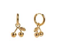 Delicate Ballet Slipper Cherries Dangle Earrings User Friendly Coating Lightweight Formal Casual Ear Accessories Artistic Dance Themed Ear Accessories