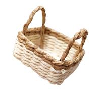 Delicate Basket Small Woven Basket For Dollhouses And Projects Photo Props For Dollhouses Scene Setting Miniature Woven