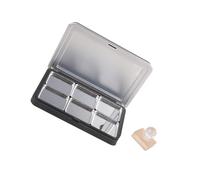 Delicate Black Magnetic Empty Makeup Palette with Glasses Portable and Sturdy Makeup Holder for Travels Black Cosmetic Organizers