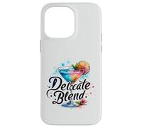 Delicate Blend Watercolor Cocktail Martini Drink Art Case for iPhone 14 Pro Max
