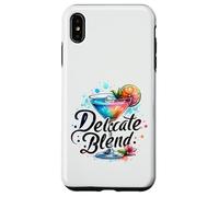 Delicate Blend Watercolor Cocktail Martini Drink Art Case for iPhone XS Max
