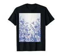 Delicate Blue Floral Meadow T-Shirt