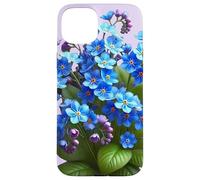 Delicate Blue Forget-Me-Not Floral Bouquet Shapes Mania Case for iPhone 15 Plus