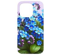 Delicate Blue Forget-Me-Not Floral Bouquet Shapes Mania Case for iPhone 15 Pro