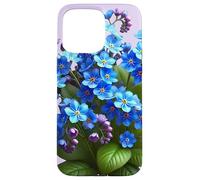 Delicate Blue Forget-Me-Not Floral Bouquet Shapes Mania Case for iPhone 15 Pro Max