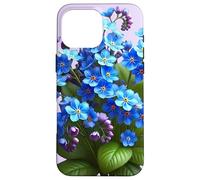 Delicate Blue Forget-Me-Not Floral Bouquet Shapes Mania Case for iPhone 16 Pro Max