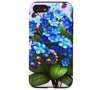 Delicate Blue Forget-Me-Not Floral Bouquet Shapes Mania Case for iPhone SE (2020) / 7/8