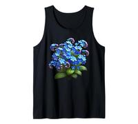 Delicate Blue Forget-Me-Not Floral Bouquet Shapes Mania Tank Top