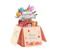 Delicate Box Birthday Card Envelopes Beautiful Folding Festival Greetings Birthday Graduation Holiday Greetings Friendship Message