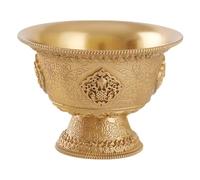 Delicate Brass Cup Elegant Drinking Vessel Brass Cup for Buddhist Devotees and Cultural Gift Givings Buddhist Offering