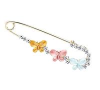 Delicate Brooch For Women Men,Girl Colorful Butterfly Rhinestone Epoxy Brooch Pin Lapel Costume Jewelry Breastpin Gift - Ai094-A Stylish Durability