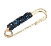 Delicate Brooch Pin Waistline Pin Blue Rhinestone Fashion Brooch | Art Deco Brooch, Decorative Clip for Parties and Daily Life, Chic Simple Look with Stylish Creative Design