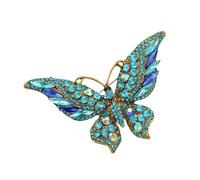 Delicate Butterfly Brooch with Artistics Designs Portable Yet Sturdy Accessory for Year Round Elegant Vintage Styles Brooch