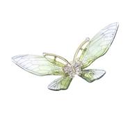 Delicate Butterfly Shape Acrylic Brooch Sturdy Alloy Accessory Versatile Fashion Special Occasions Trendy Women's Jewelry