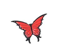 Delicate Butterfly Shape Brooch Decorated with Mooned Star for a Dreamy and Romance Look Unique Gift Gift Concept
