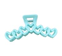Delicate Colorful Heart Hair Claw For Woman Girl Jaw Clip For Thin Hair Nonslip Hair Claw Delicate Travel Hair Clip