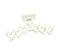 Delicate Colorful Heart Hair Claw For Woman Girl Jaw Clip For Thin Hair Nonslip Hair Claw Delicate Travel Hair Clip