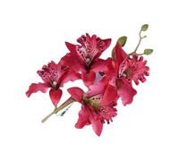 Delicate Cymbidium Hair Clip Fashion Beach Lovely Hair Adornment Girl Beach Barrettes Hair Styling Tool Ornaments