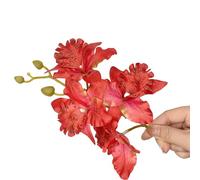 Delicate Cymbidium Hair Clip Fashion Beach Lovely Hair Adornment Girl Beach Barrettes Hair Styling Tool Ornaments