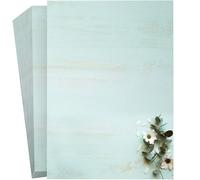 Delicate Daisies Writing Paper DIN A4 90 g/m² 100 Sheets - Printed on One Side - Elegant Floral Motif for Invitations & Congratulations