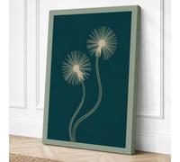 Delicate Dandelion Seed Canvas Wall Art Print 18x12 Inch (46 x 30 cm)