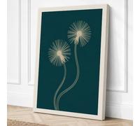 Delicate Dandelion Seed Canvas Wall Art Print 24x16 Inch
