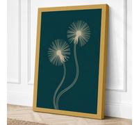 Delicate Dandelion Seed Canvas Wall Art Print 36x24 Inch (91 x 61 cm)