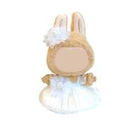 Delicate Doll Wedding Gown With Hairband For 1st-3rd Generation Anime Sitting Clothing Display Accessories Dress Clothing Set For Display