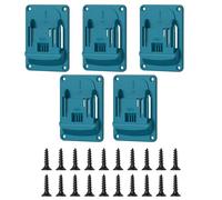 Delicate Drill Storage Wall Organizers 5 Piece Set Practical ABS Brackets for 18V Power Tool Space Optimization Design Practical Power Tool Wall Brackets