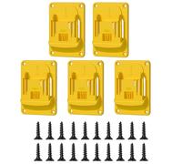 Delicate Drill Storage Wall Organizers 5 Piece Set Practical ABS Brackets for 18V Power Tool Space Optimization Design Practical Power Tool Wall Brackets