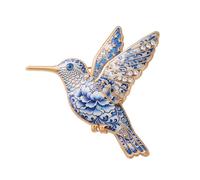 Delicate Feathered Brooch Colorfast Tarnish, Secure Fastener for Banquet Conceit Jewelry