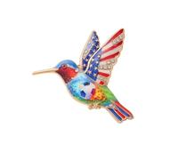 Delicate Feathered Brooch Colorfast Tarnish, Secure Fastener for Banquet National Conceit Jewelry
