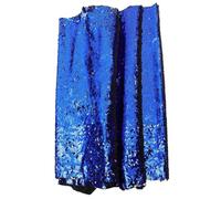 Delicate Flip Sequin Fabric for DIY Crafts, Sensory Double Sided Material for Home Decor, Accessories & Creative Sewing Projects Blue 130.00X50.00X...