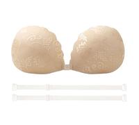 Delicate Floral Pattern Breast Petals Nonslip Silicone Adhesive Strapless Bra Under Tight Dress For Women Nipple Covers Invisible Adhesive Bra For Parties