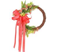 Delicate Floral Ribbon Wreath Add Charm To Your Space With This Delicate Floral Ribbon Hanging Adjustable Length Flower