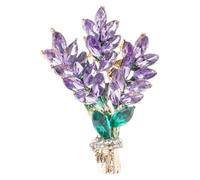 Delicate Flower Badge Accessory Sophisticated Lavender Badge Decoration Fashion Forward Pin Jewelry For Women Girls Unique Brooch