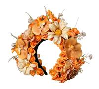 Delicate Flower Hairband Wedding Festival Headband Hair Garlands Traditional Chinese Culture Headdress For Any Occasion