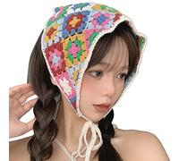 Delicate Flower Pattern Crochet Turban Hot Girl Hair Scarf Knitted Headband For Women Fashion Photo Hair Accessory