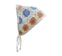 Delicate Flower Pattern Crochet Turban Hot Girl Hair Scarf Knitted Headband For Women Fashion Photo Hair Accessory
