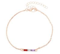 Delicate Gold Plated Featuring Heart and Birthstones Ideal for Friendship and Love Expresses Casual Wear Anniversary Jewelry Gifts