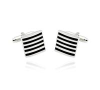 Delicate Jewelry Men's Cufflinks Enamel Crystal Round Wedding Party Cufflink Shirt Cuff Buttons Boyfriends For Wedding, Banquet, Ceremony(Color 17)