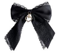 Delicate Lace and Diamonds Brooch Suitable for School Uniform Business Attire and Evening Event Crystals Brooch for Women
