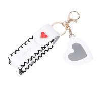 Delicate Lipstick Small Bag with Keychain Fashionable Lip Balm Holder for Modern Women Who Value Stylish Lipstick Pouches