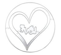 Delicate Love Heart Metal Cutting Dies Valentine Day Die Embossing Script Die for Scrapbooking Diary Embellishments Metal Cuts for Scrapbooking Crafting Card Making Paper